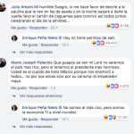 "Estoy enamorado" las respuestas de Peña Nieto a varios usuarios de redes sociales en San Valentín 
