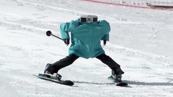 Video: Robots esquiadores sorprenden con su destreza en los Juegos Olímpicos