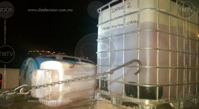 PGR asegura combustible ilegal en “La Aldea”