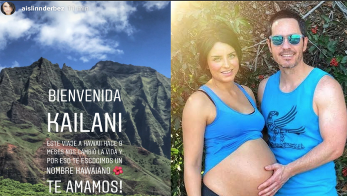 Aislinn Derbez y Mauricio Ochmann confirman el nacimiento de Kailani
