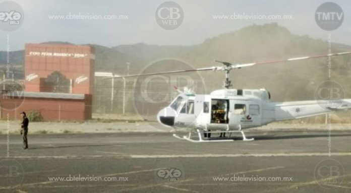 Por aire, trasladan a paciente con traumatismo craneoencefálico