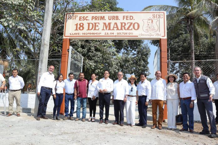 Supervisan Gobernador y titular de la SEP obras de infraestructura educativa en LC