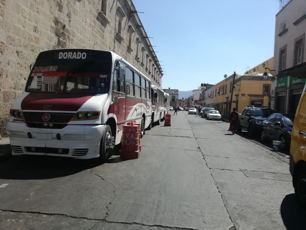 Ruta Dorados protesta por medidas viales en la ciudad de Morelia Ruta Dorados protesta por medidas viales en la ciudad de Morelia