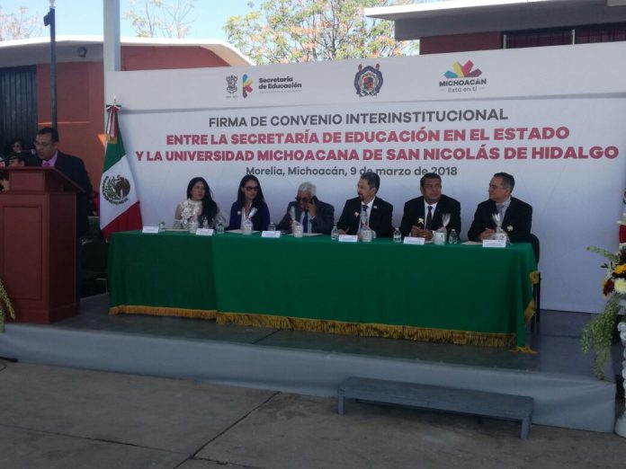 Alianza SEE y UMSNH reforzará la educación en Michoacán
