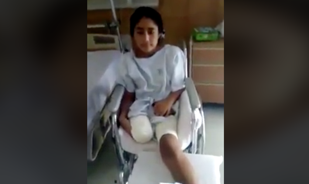 Niña víctima de la caída del helicóptero en el que viajaba el Gobernador de Oaxaca, está por perder su segunda pierna y pide ayuda al Presidente Niña víctima de la caída del helicóptero en el que viajaba el Gobernador de Oaxaca, está por perder su segunda pierna y pide ayuda al Presidente
