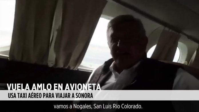 Avioneta en la que voló AMLO tiene 50 años de uso