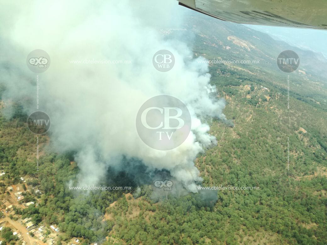 URUAPAN Combaten tres incendios forestales en Uruapan (1)