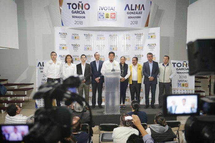 Candidatura de Antonio García Conejo sigue firme; refrenda apoyo a Anaya