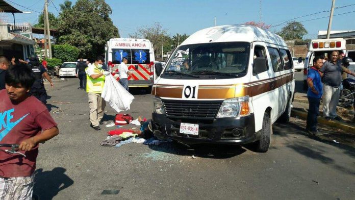 Una muerta y 6 heridos en carambola vehicular en LC