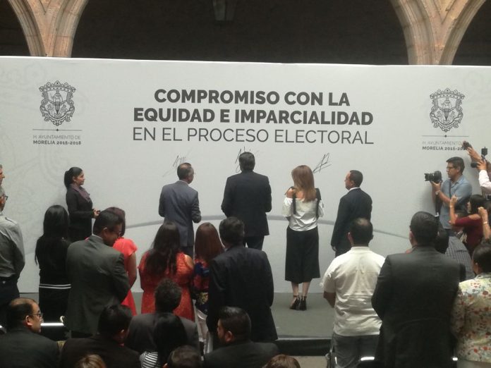 Firma Ayuntamiento convenio para legalidad y equidad en proceso electoral