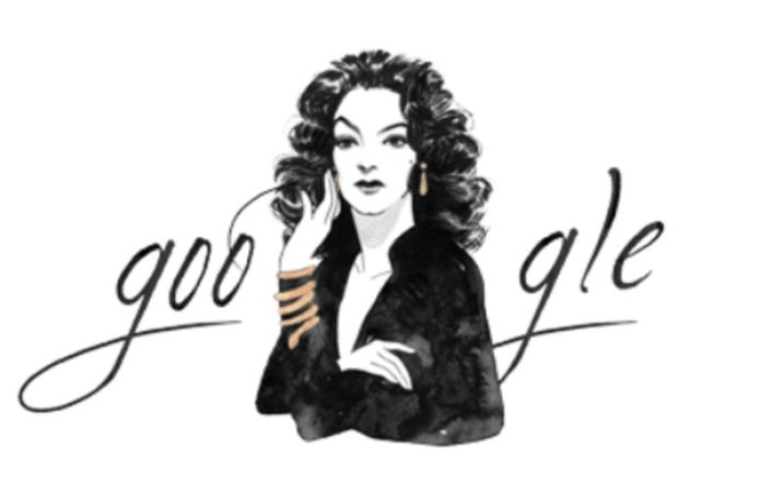 Google rinde tributo a María Félix en su aniversario 104