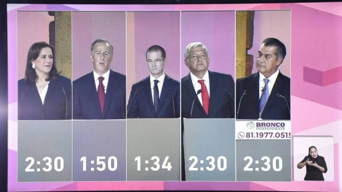 Primer debate presidencial costó más de 12 mdp