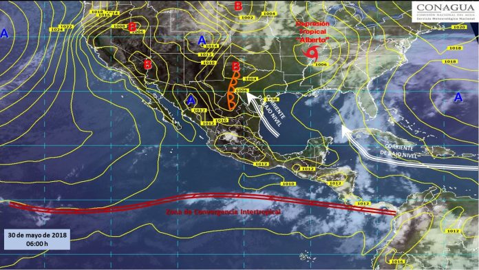 Para hoy, una onda de calor originará temperaturas máximas superiores a 30ºC en todo el territorio nacional, así como bajo potencial de lluvias.