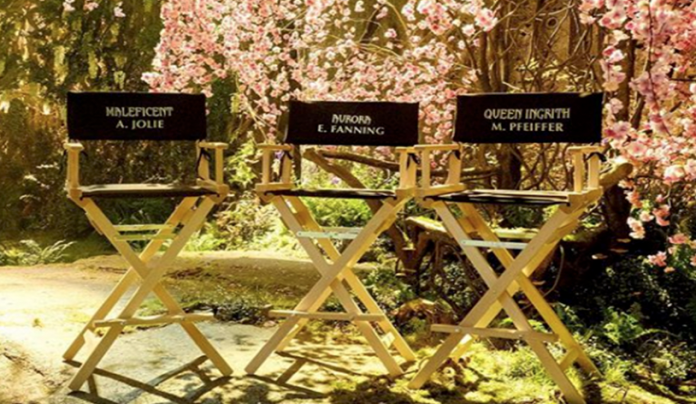 FOTO: Así lucen Angelina Jolie y Elle Fanning en las grabaciones de “Maléfica 2”