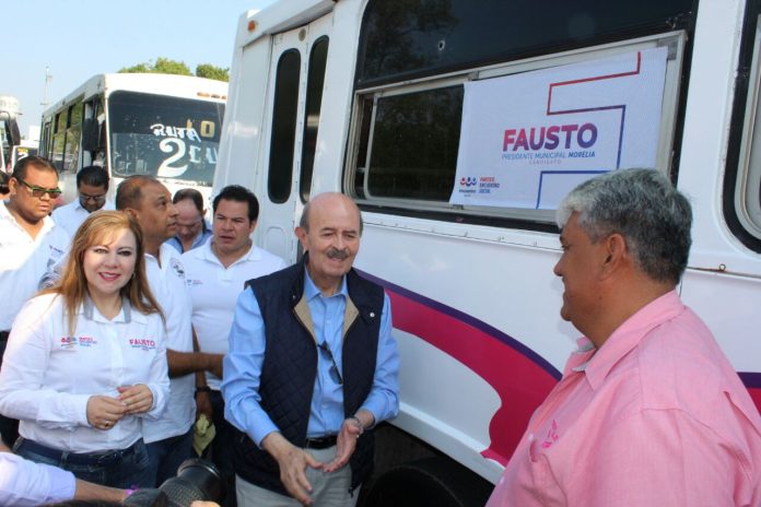 Se suma servicio de transporte público a Fausto Vallejo Figueroa: sí sabe gobernar, aseguran