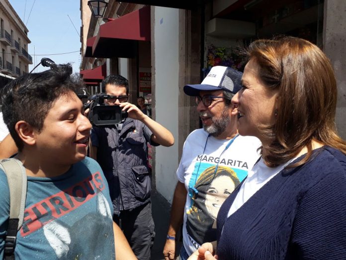 Poca afluencia en visita de Margarita a Morelia