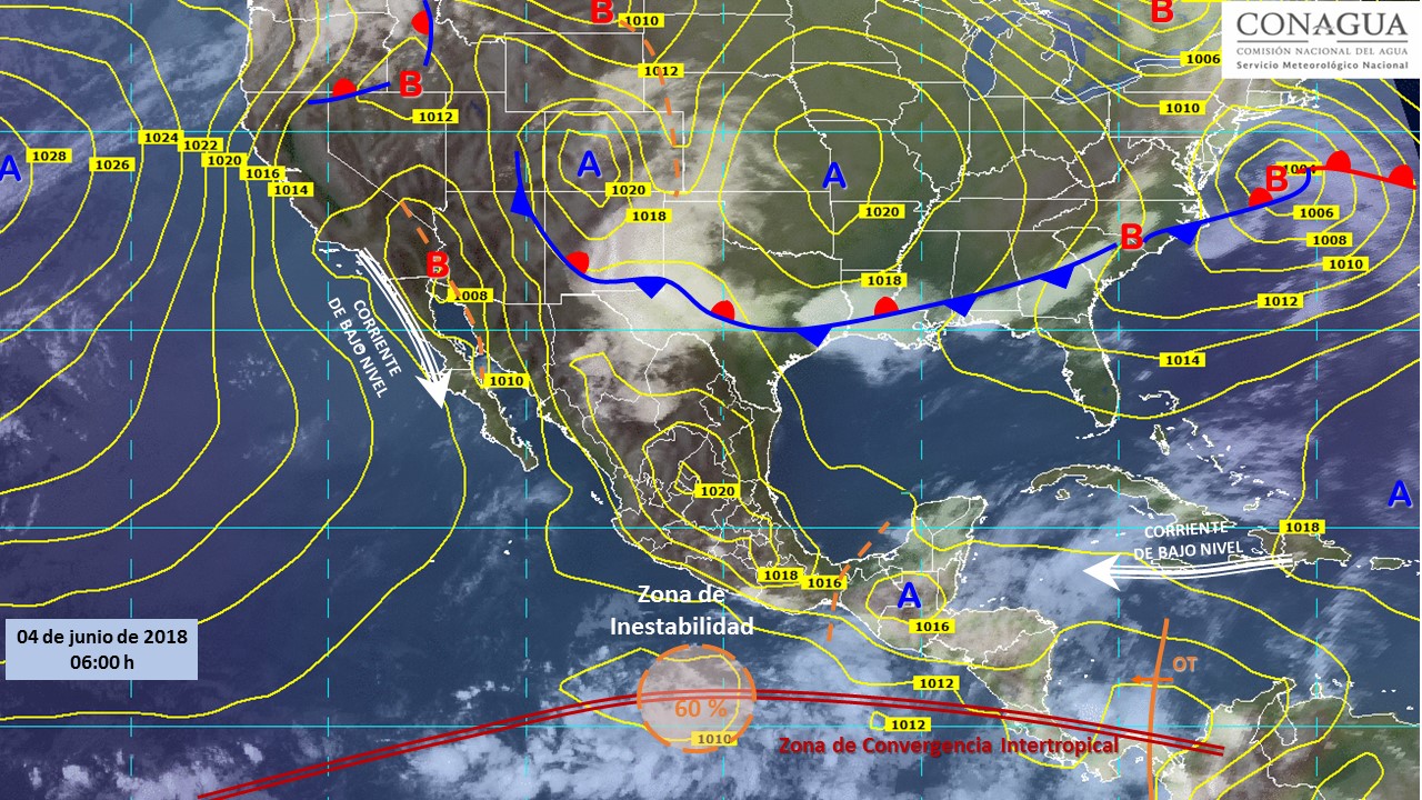 Clima: Se prevén lluvias y calor en diferentes estados del país Clima: Se prevén lluvias y calor en diferentes estados del país