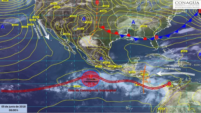 Clima: Se intensifica potencial ciclónica en estos estados