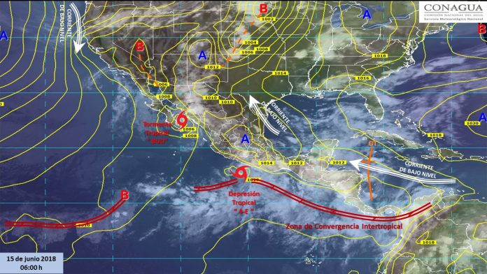 Clima: fuertes lluvias por 3 nuevos sistemas tropicales