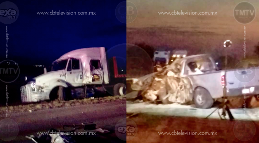 Un muerto y dos lesionados en choque de tráiler Un muerto y dos lesionados en choque de tráiler