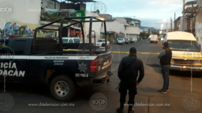 Se registra homicidio a balazos en Uruapan