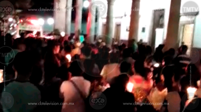 Marchan en Taretan para exigir justicia  por el homicidio de Alejandro Chávez