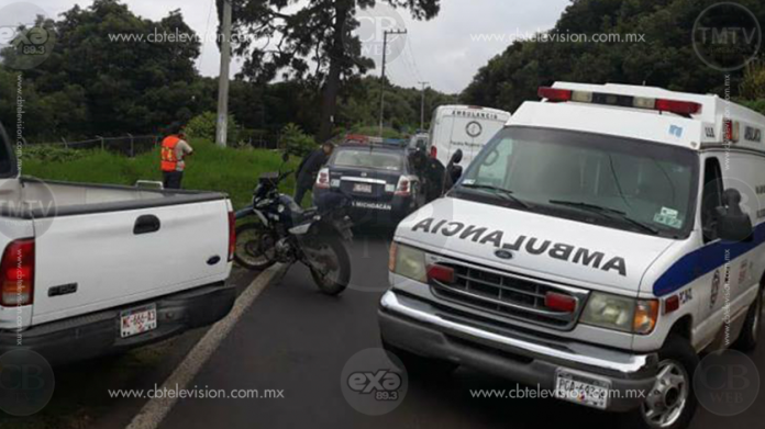 Automovilista es muerto a balazos en la carretera San Juan Nuevo-Uruapan