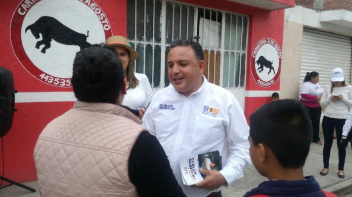 Seguridad y disminución del predial es lo que propone Carlos Quintana
