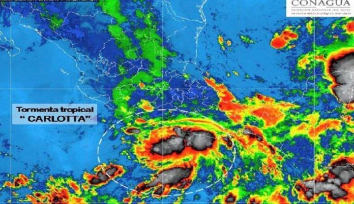 Monitorea PC lluvias por Tormenta Tropical “Carlotta”