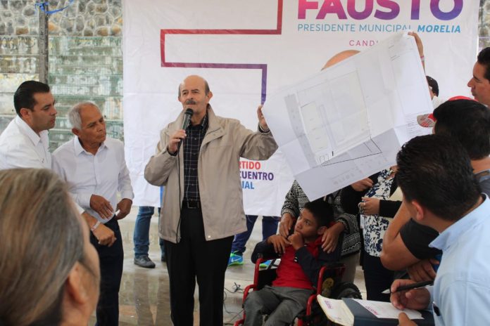 Obras de impacto social, compromiso de Fausto Vallejo Figueroa con los morelianos