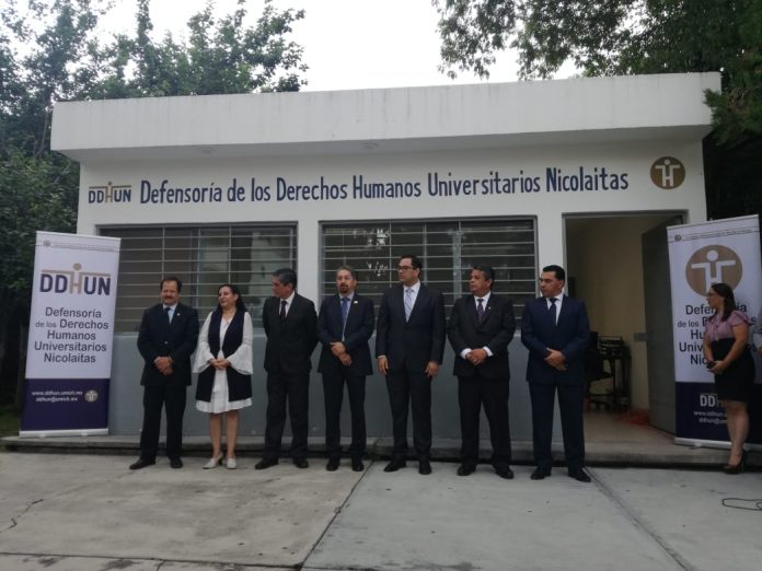 Inaugura UMSNH oficina de defensa de los derechos humanos nicoliatas