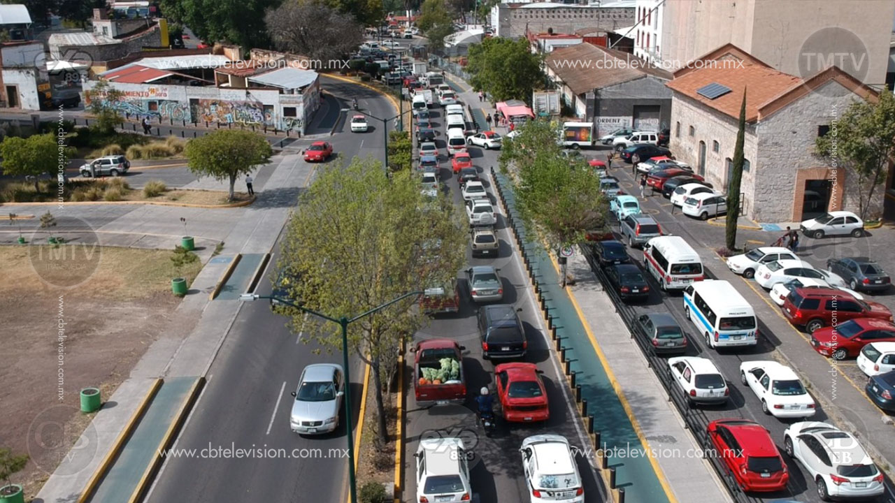 Cierra segunda semana de plantón con caos en centro de Morelia