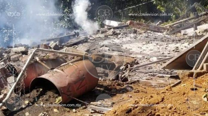 Explosión de polvorín en Uruapan deja un herido grave