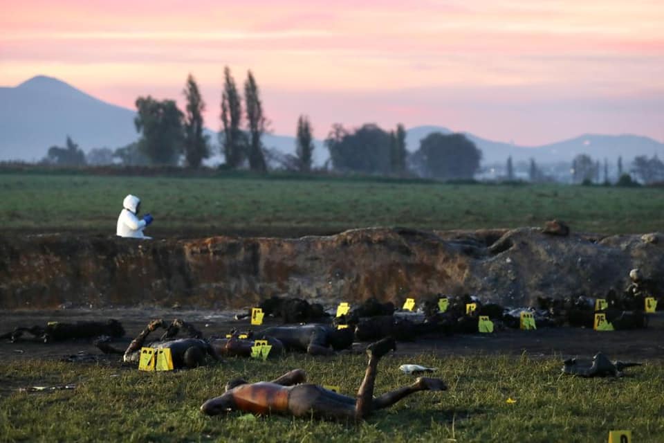 La vida por la gasolina, las trágicas fotos que dejó la explosión
