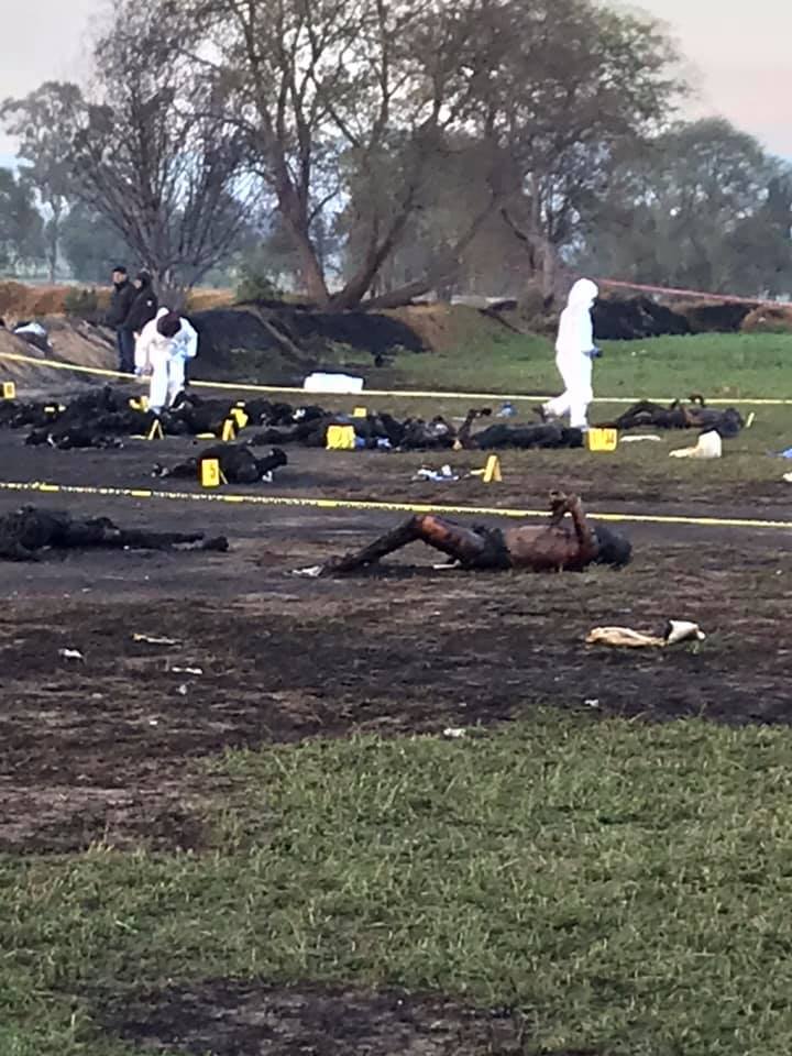 La vida por la gasolina, las trágicas fotos que dejó la explosión