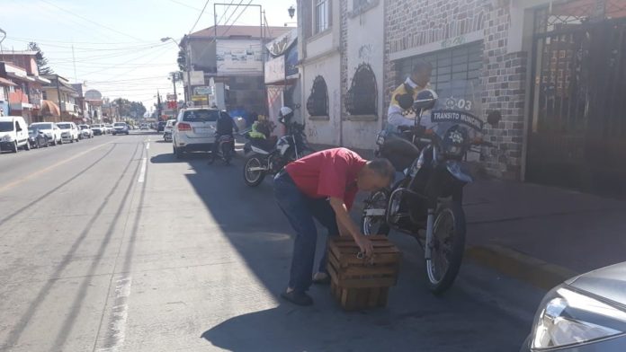 SSPM implementa operativo de “Retiro de Obstáculos de la Vía Pública” en la Avenida Juárez