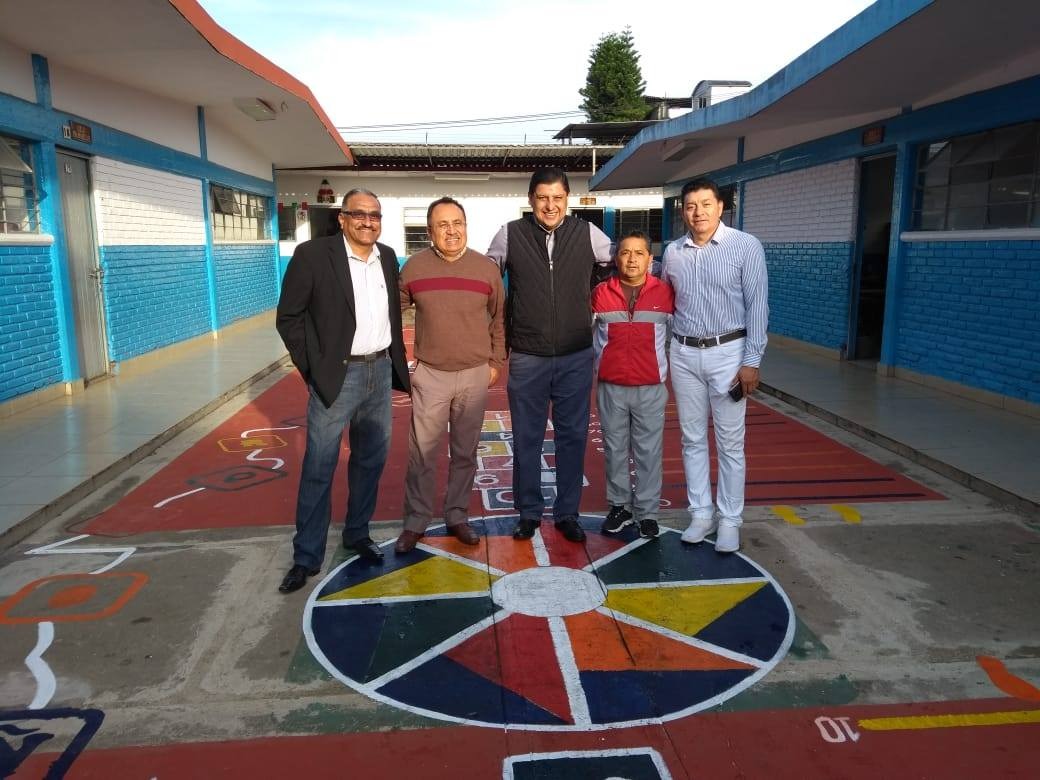 Ignacio Campos Equihua está satisfecho con los resultados del proyecto “Patios con intención pedagógica”