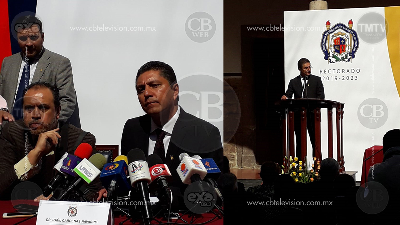 Raúl Cárdenas, nuevo rector de la UMSNH