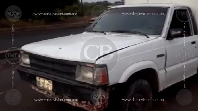 Campesino queda herido al ser atropellado por una camioneta que se salió de la carretera