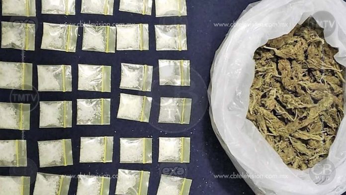 Policía detiene a siete con diversas drogas en Uruapan