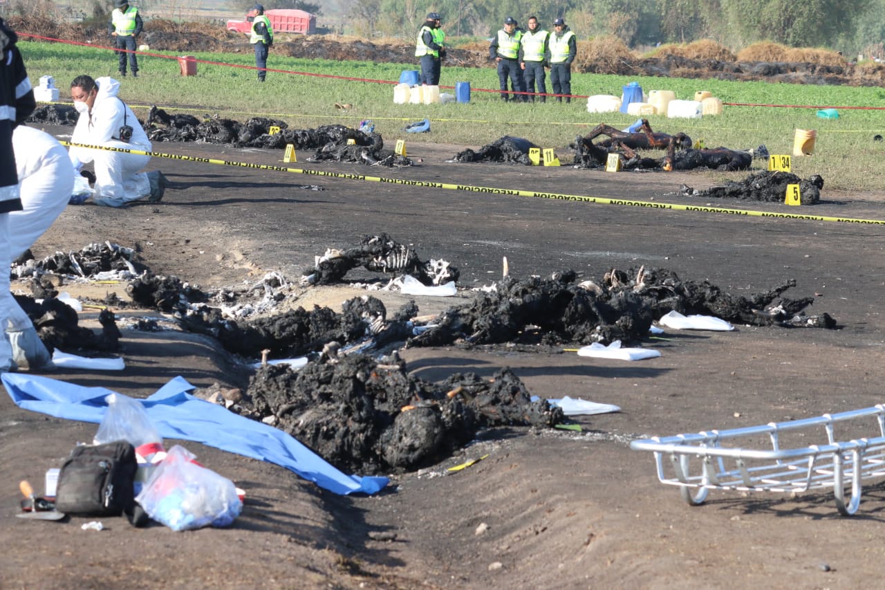 La vida por la gasolina, las trágicas fotos que dejó la explosión