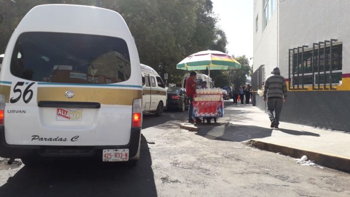 Al 80% el servicio de combis en Morelia