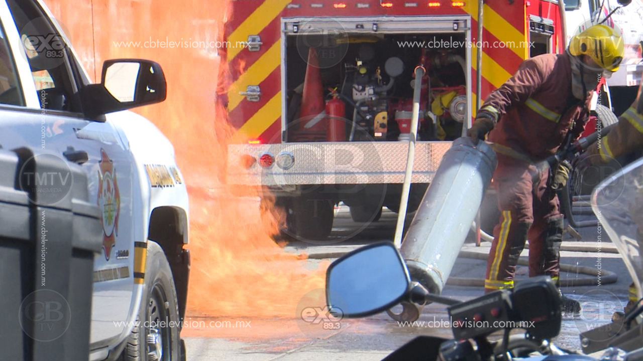 Incendio consume vivienda al poniente de Morelia