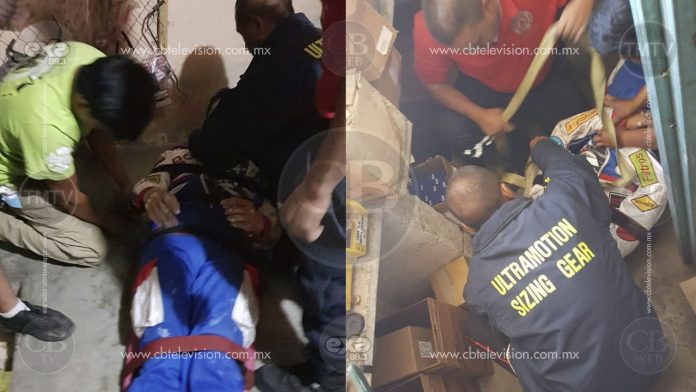 Hombre se intoxica al pintar el interior de una cisterna en Zitácuaro