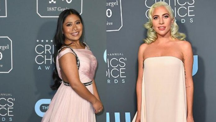 Así reaccionó Yalitza Aparicio al saber que Lady Gaga ganó a mejor actriz