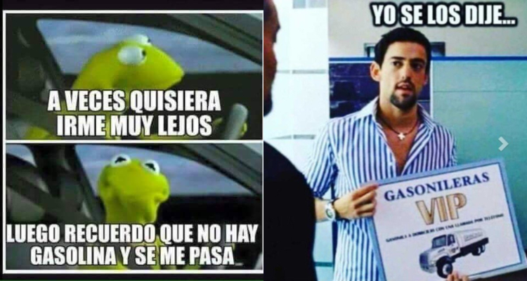 Mexicanos ven al mal tiempo buena cara, los mejores memes del desabasto de gasolina