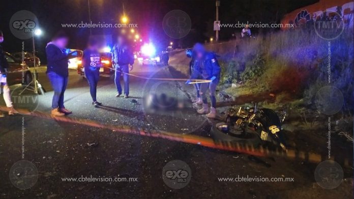 Muere motociclista en choque en Av. Madero Poniente, Morelia