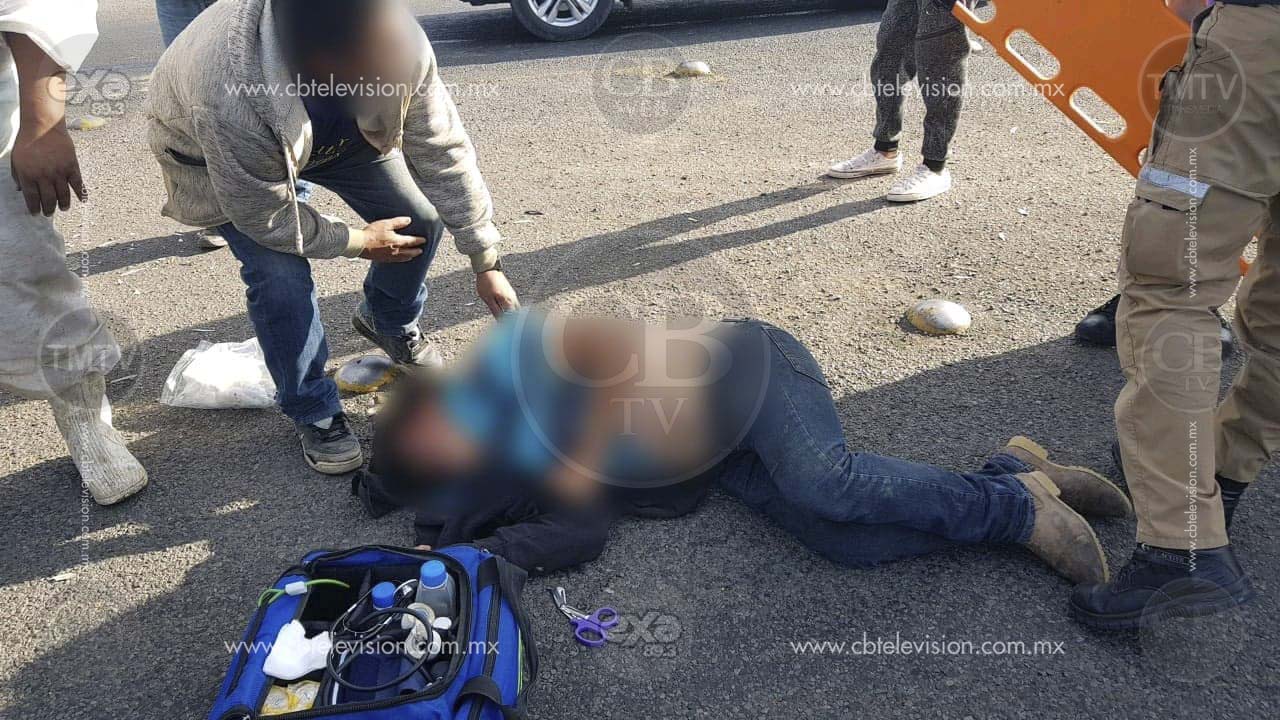 Menor de edad fue atropellado mientras montaba a caballo en Zamora