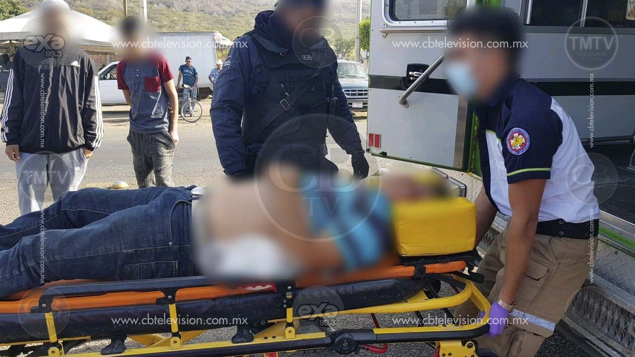 Menor de edad fue atropellado mientras montaba a caballo en Zamora