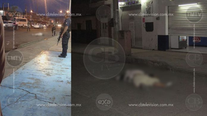 Hombre fallece al ser baleado en el centro de Zamora
